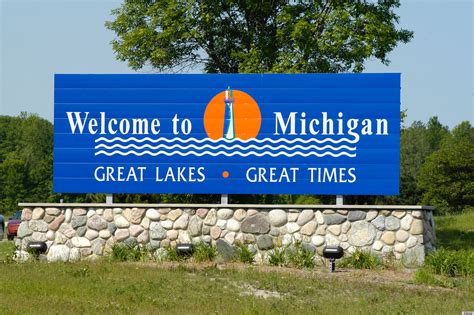 Michigan sign.